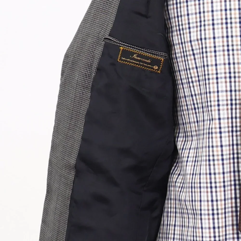 Tom James 44R Brown Check 3-Button Sport Coat Blazer Jacket B323
